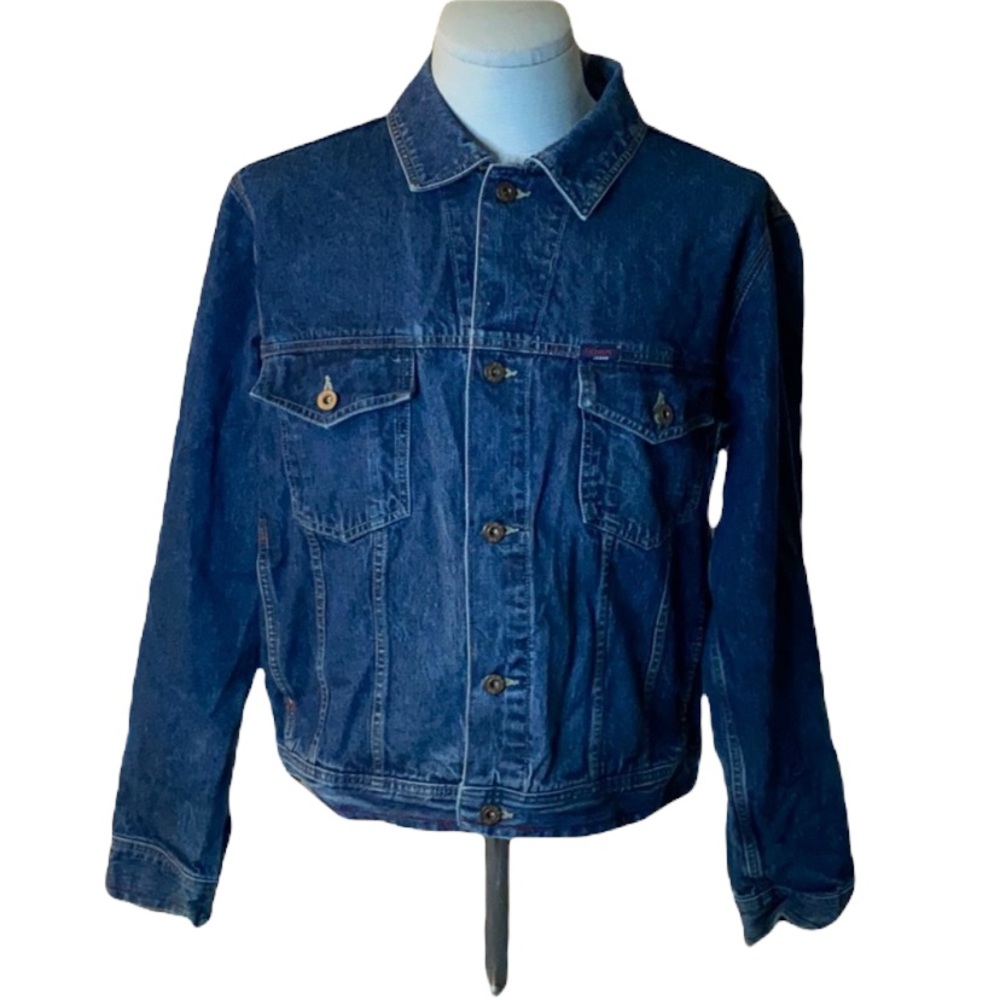 Vintage Tommy Jeans jean jacket. Size large